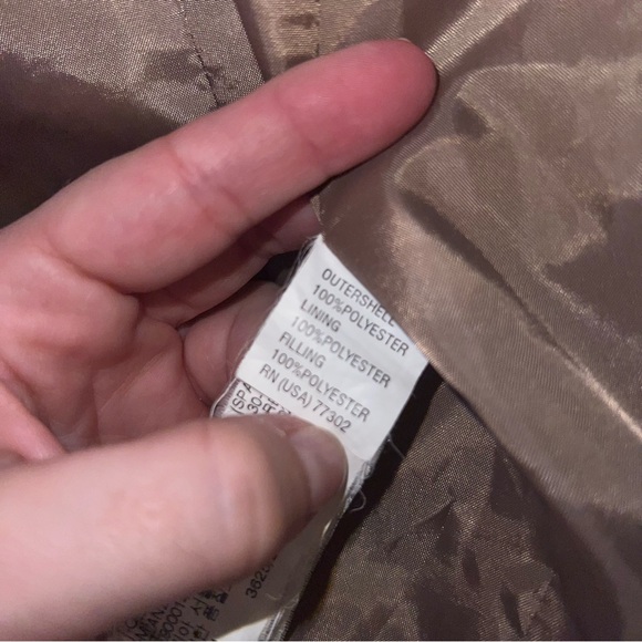 Zara quilted riding coat tan size S (outerwear, gorpcore, equestrian) - Picture 11 of 11